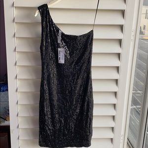 New one sided sequin dress